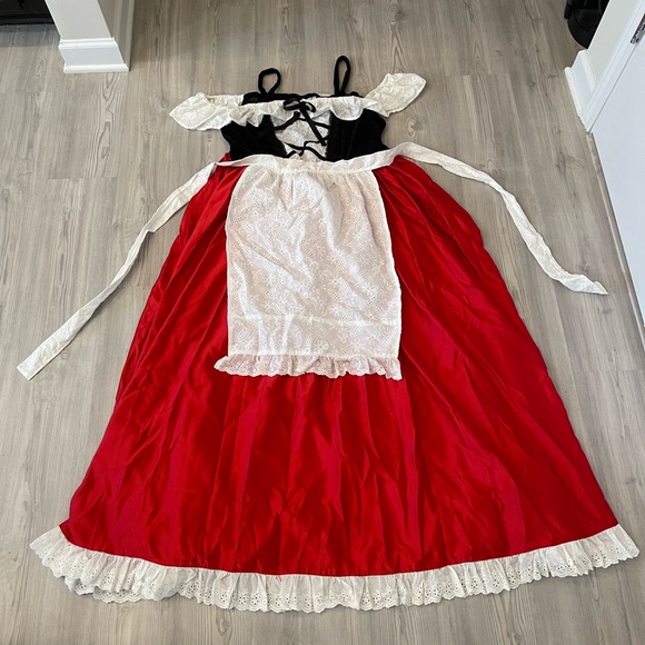 Little Red Riding Hood Adult Costume (Dress & Apron) - Picture 2 of 9